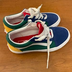 Little kids colorblock vans sneakers